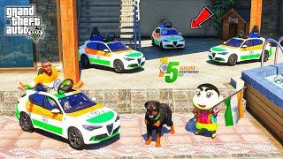 Franklin & Shinchan Buy Indian Flag Toy Car in GTA 5 || 15 August GTA 5 JNK GAMER