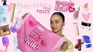 *NYKAA PINK LOVE SALE* 2025 Recommendations: Under ₹1000 *unsponsored* (affordable + mid-range) ️