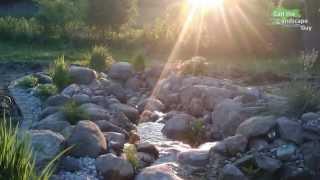 CARL THE LANDSCAPE GUY | HOW TO DO PROJECTS YOURSELF | NATURAL POND BROOK WATERFALL STREAM