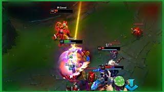 - Baus Amazing 1v4 Quadrakill - Best lol Highlights EP.292