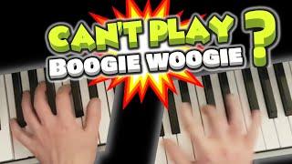 You CAN Play Boogie Woogie Piano !  With Hand Independence : Beginners Easy Tutorial Music Lesson