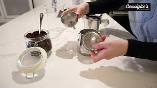 How to Brew 3 Cups with the 6 Cup Giannina Espresso Stove Top Maker