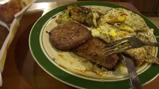 Breakfast best original pork sausage patties with eggs