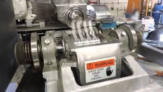 Champion Trading demonstrating Fitzpatrick  DASO6 screw fed hammer mill