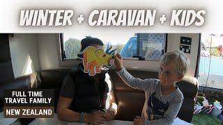 WINTER IN A CARAVAN WITH KIDS | WHAT ITS LIKE HOW WE SURVIVED | NEW ZEALAND FULL TIME TRAVEL FAMILY