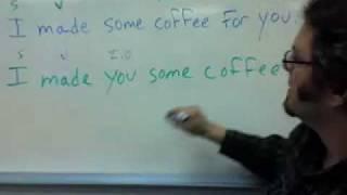 Direct Objects and Indirect Objects
