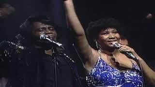 JAMES BROWN-ARETHA FRANKLIN-JOE COCKER-WILSON PICKETT-ROBERT PALMER-LIVING IN AMERICA DETROIT 1987