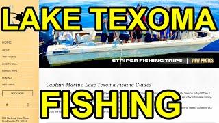 Lake Texoma Striper Fishing with Captain Marty's Fishing Guides