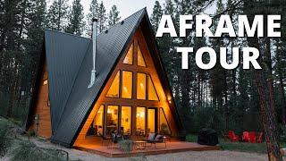 Modern A-Frame Cabin in the Woods - Full Airbnb Tour Röra Haus