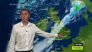 Monday evening forecast 28/08/17