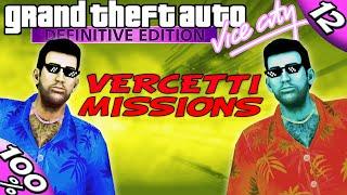 GTA Vice City Definitive: ALL Tommy Vercetti ESTATE MISSIONS [100% Walkthrough]