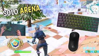 GK61 And Logitech G Pro Wireless ASMR  Brown Switches Chill Keyboard Fortnite Arena Solo Gameplay!