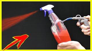 How to Make Simple Air Paint Spray Gun DIY BOBKA TV