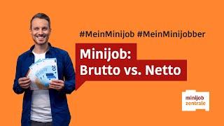 Minijob: So viel Netto bleibt vom Brutto!