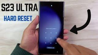 How to Hard Reset Samsung S23 Ultra | Remove PIN, Pattern & Password Lock