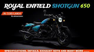 ROYAL ENFIELD SHOTGUN 650 - look and feel | features |Engine| Walk around - Zindagi On Wheels