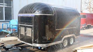 Mobile Kitchen BBQ Grilling Food Truck Catering Concession Trailer