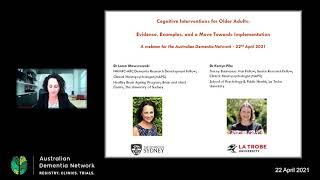 Webinar | Cognitive Interventions for Older Adults: Evidence and a Move Towards Implementation