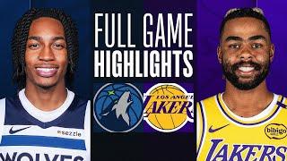 TIMBERWOLVES at LAKERS | NBA PRESEASON FULL GAME HIGHLIGHTS | October 4, 2024