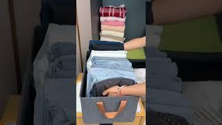 Product Link in Bio ( #540 ) ▶️ Smart Storage Clothes Organizer Box