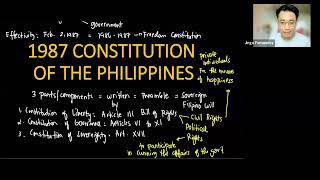 1987 Philippine Constitution and other related laws by CHAPS (Atty. JF) June 2024