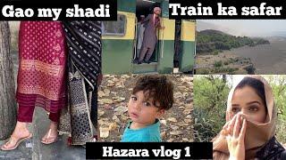 My 1st vlog in Hazara || Travelling vlog|| Haripur Train ka safar Soiq vlogs