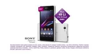 Dalinkitės OMNITEL internetu su šeima: 4G Sony Xperia Z1