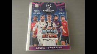 MATCH ATTAX CHAMPIONS LEAGUE & ROAD TO MADRID 18/19 ***COMPLETE BINDERS REVIEW***