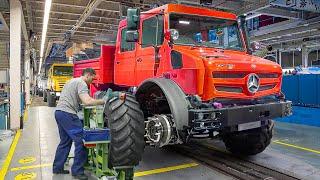 How Germany Builds its Bullet Proof Unimog Truck Inside Massive Factory - Production Line