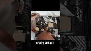 How to instal AM4 CPU Ryzen #twovideo #tutorial #pccase #pcgaming  #gaming #computerhardware