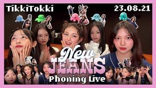 (ENG SUB) NewJeans Phoning Live 23.08.21 - A Chaotic Live 3