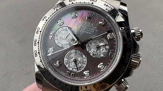 Rolex Daytona White Gold Mother of Pearl 116509 Rolex Watch Review