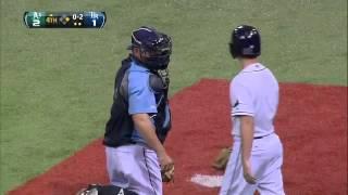 2012/05/05 Ballboy saves bullpen catcher