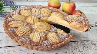 The famous ALSATIAN APPLE pie! Unrealistically delicious! Very simple and fast! Melts in your mouth!