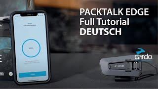 Cardo PACKTALK Edge Full Tutorial Deutsch