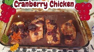 Fall Dinner | Cranberry Chicken | Fall Recipes | Family Meals | 2024