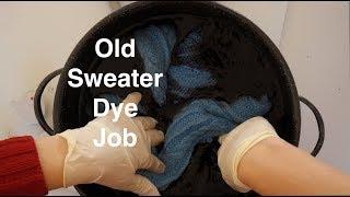 How to Overdye an Old Sweater // Casual Friday #3