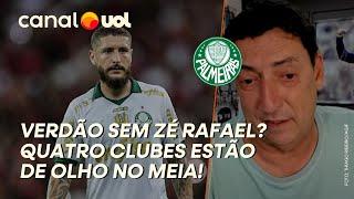 PALMEIRAS SEM ZÉ RAFAEL? ALÉM DO SANTOS, MAIS 3 CLUBES ESTÃO DE OLHO NO MEIA; PVC DÁ DETALHES