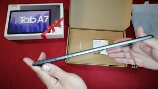 Samsung galaxy tab A7 Unboxing No Commentary