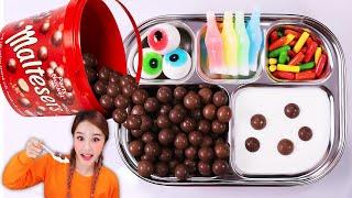 Maltesers 식판에 몰티져스 Mukbang JiniYum 지니얌 먹방