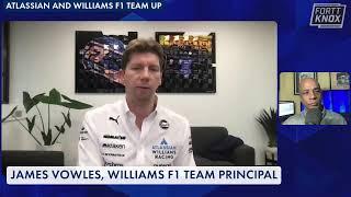 James Vowles, Williams F1 Team Principal, on Atlassian Williams Racing