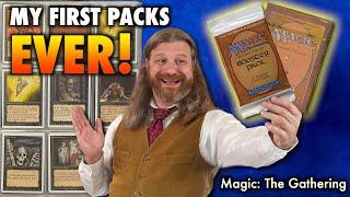 Opening The First Magic: The Gathering Packs I Ever Bought!