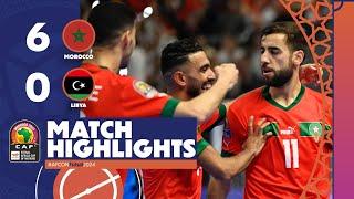 AFCON Futsal 2024 | Morocco 6-0 Libya | semi-finals