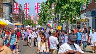 MARYLEBONE SUMMER FESTIVAL 2023  LONDON 30°C HEATWAVE, Street Festival Walk Tour | 4K HDR