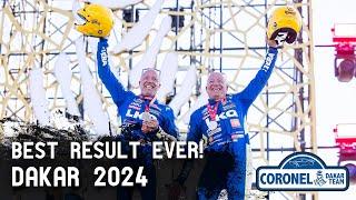 BEST RESULT  ever in the Dakar Rally for Tim and Tom Coronel | Dakar 2024