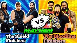 The Shield Finishers moves VS The Bloodline Finishers  moves must watch   WWE MAHEM !