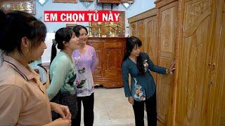 Cẩm chọn Mua Chiếc Tủ Đẹp Nhất Chuẩn Bị Về Nhà Chồng - Ăn Trứng Hột Vịt Giữa với Rau Răm #216