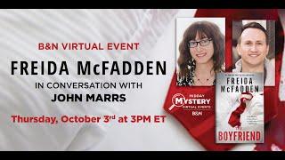 #BNEvents: Freida McFadden discusses THE BOYFRIEND with John Marrs