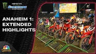 Supercross 2025 - Round 1, Anaheim I | EXTENDED HIGHLIGHTS | 1/11/25 | Motorsports on NBC