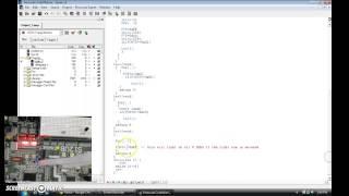 Programming a Freescale Miccontroller by Simulation a lock using a microcontroller